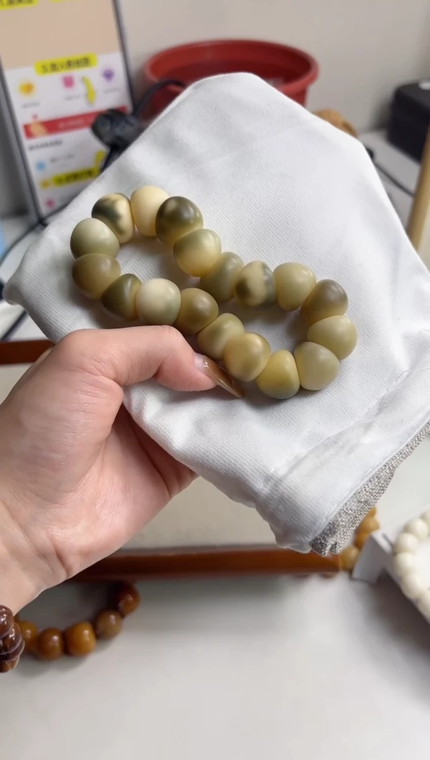 手串菩提根/象牙果沐q75干磨蒜瓣大肠18mm手串