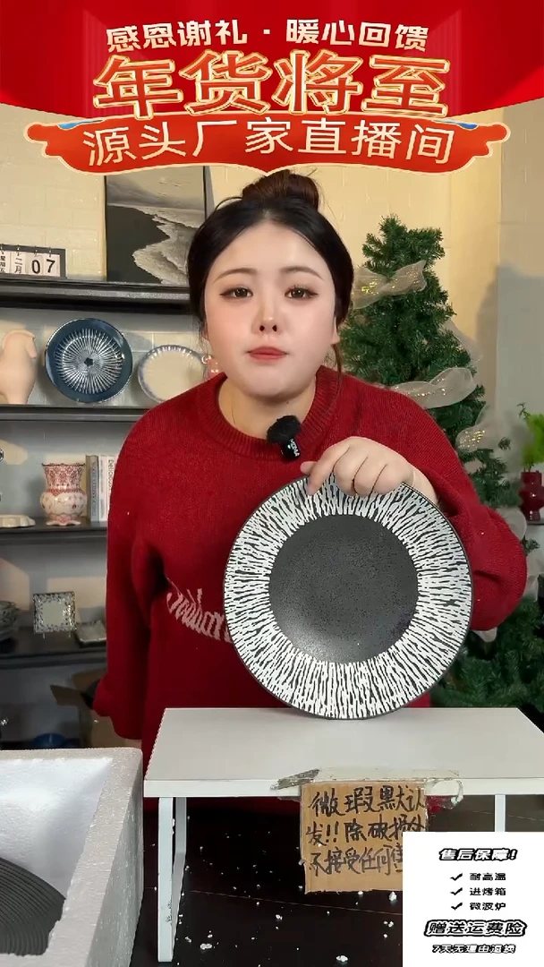 【闪购商品】瓷黑瞳汤碗-10.5