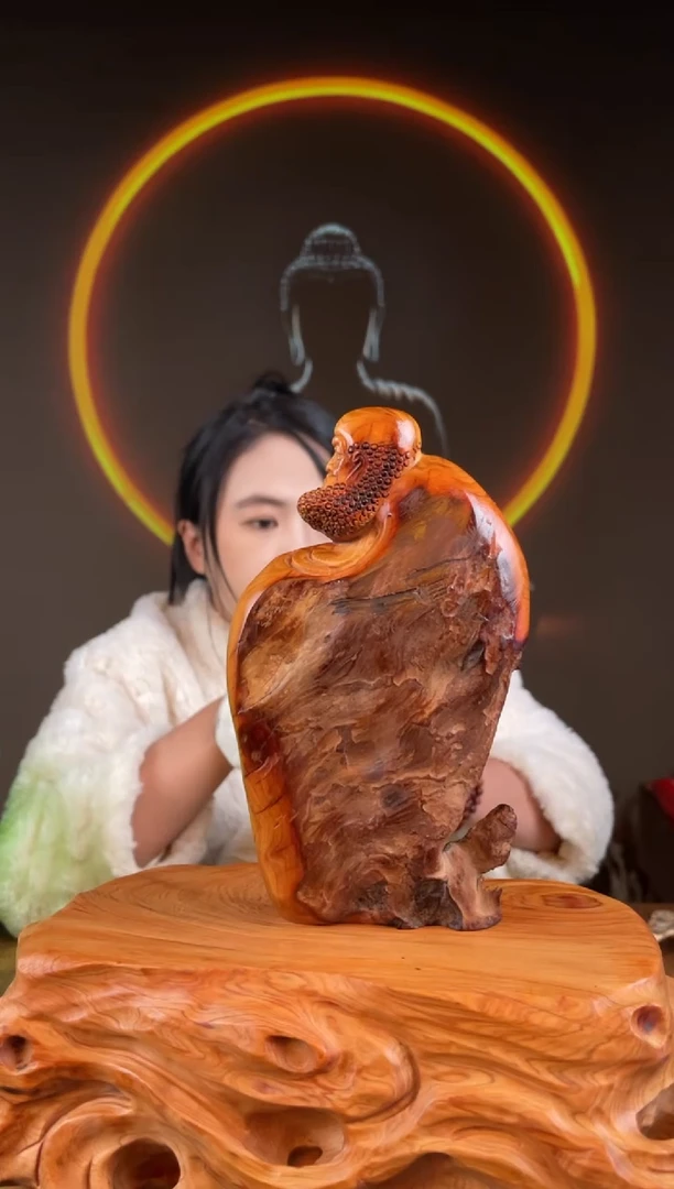 柏木（崖柏）手工摆件,先抢先得! 编号:320