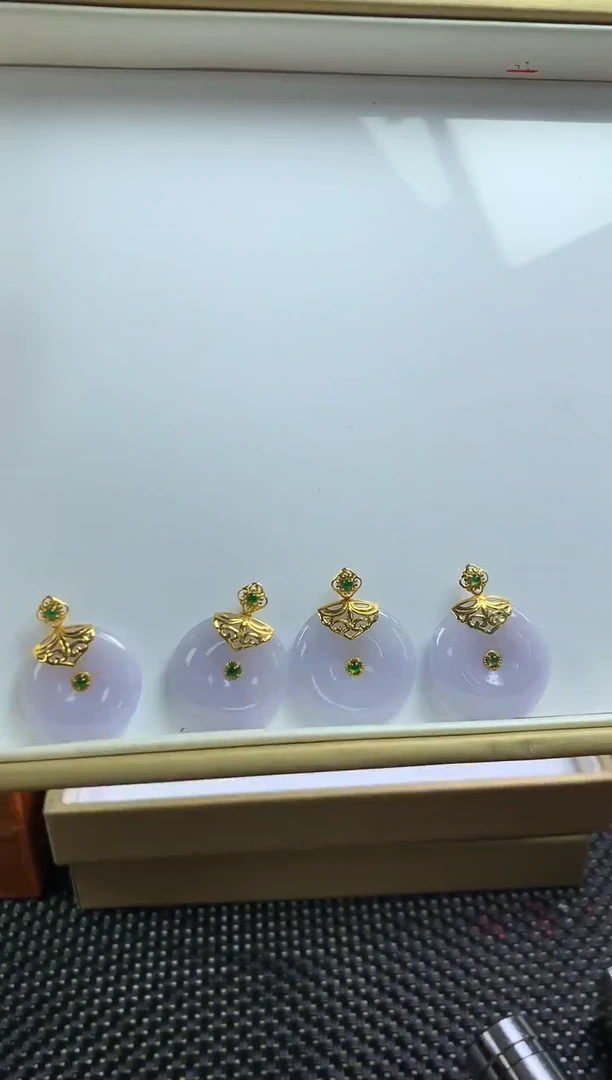 定制翡翠18K金镶嵌--556297-多样性发其一