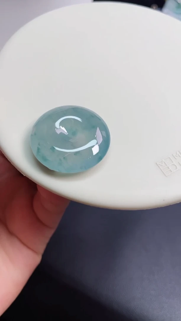 颈饰未镶嵌翡翠平安扣尺寸28  7.1mm