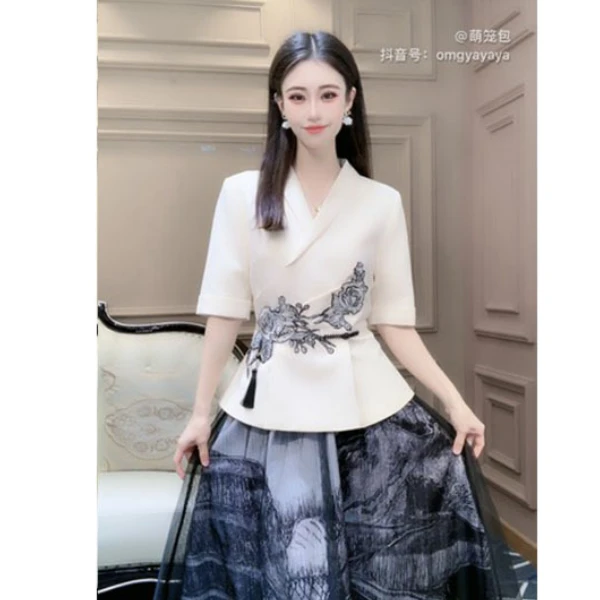 【芙娜妮轻奢】国内设计师品牌新款时尚名媛轻奢女装N2320060B