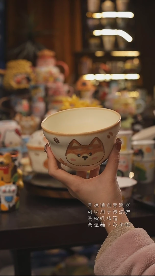 景德镇釉下彩绘设计师款式陶瓷