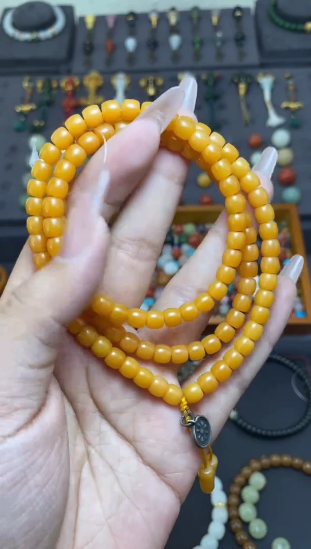 未镶嵌石英质玉车挂6mm极限弧108