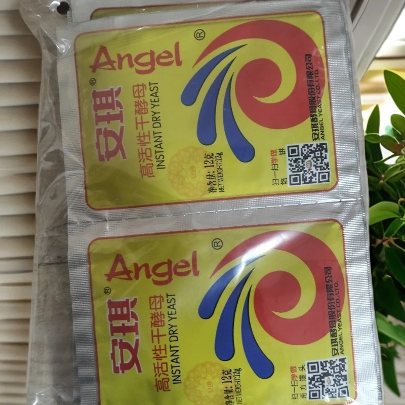 安琪12g高活性干酵母家用做包子馒头面点烘焙原料发酵粉