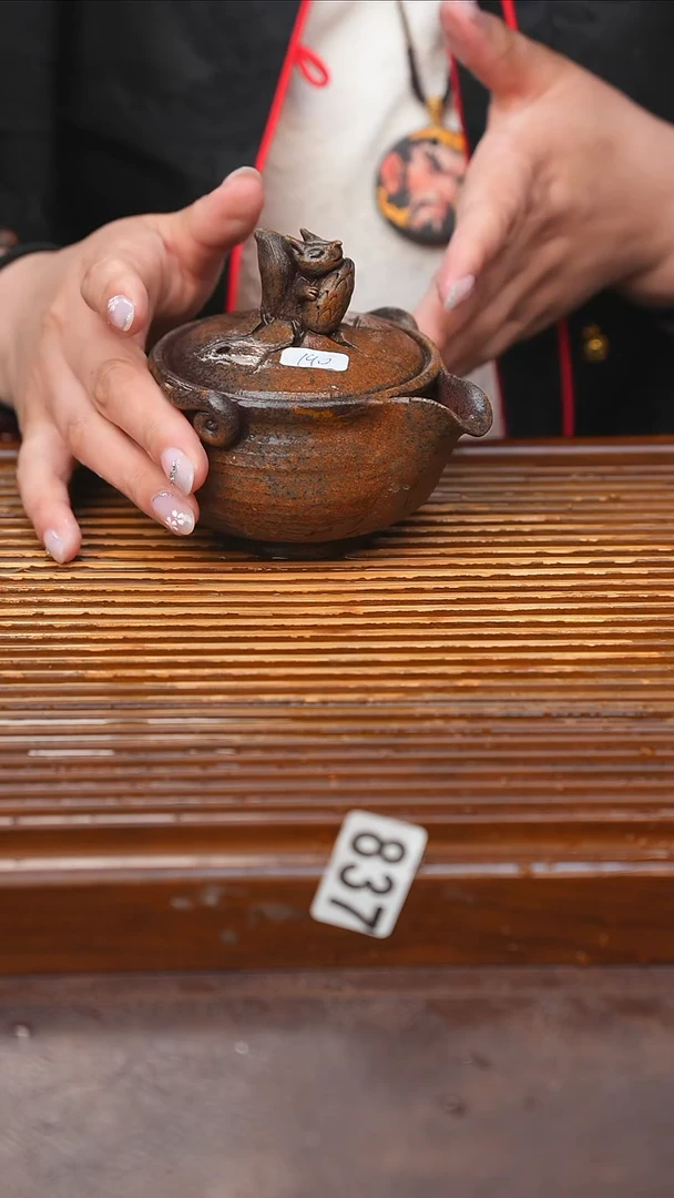其他万古烧粗陶手工茶具