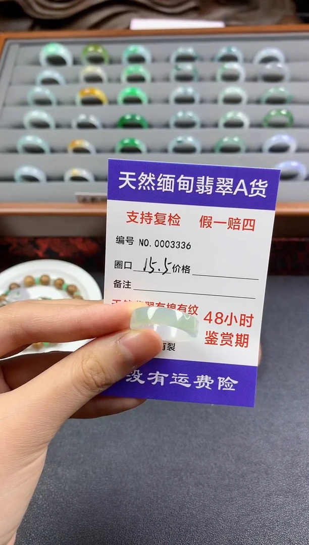 颈饰未镶嵌翡翠圈口15.5