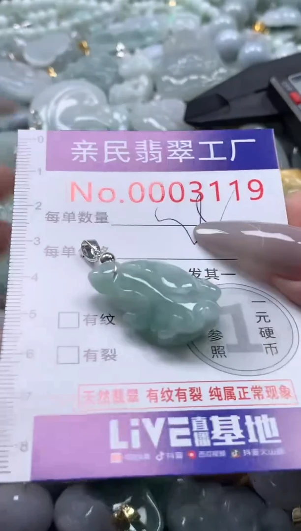 颈饰未镶嵌翡翠3119