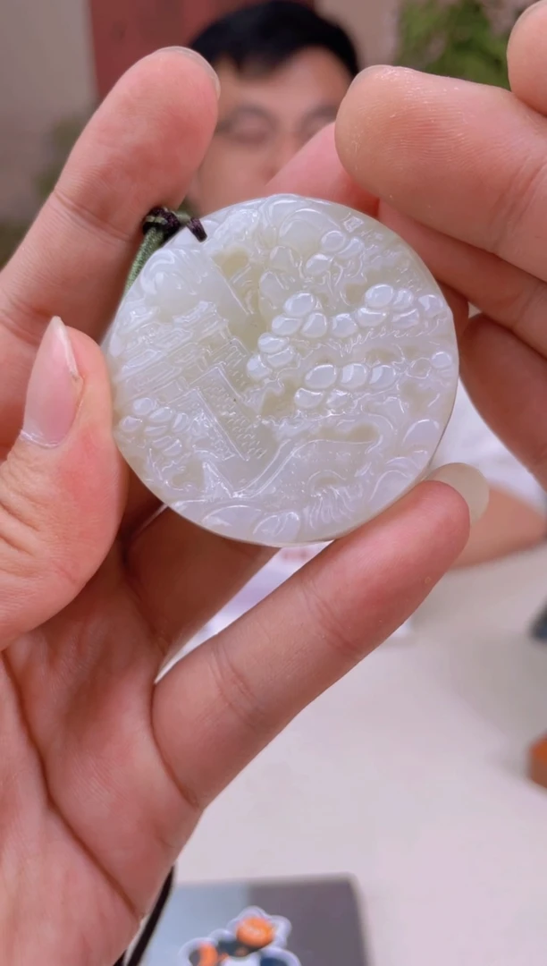 和田玉未镶嵌颈饰多样性拍一发一04046