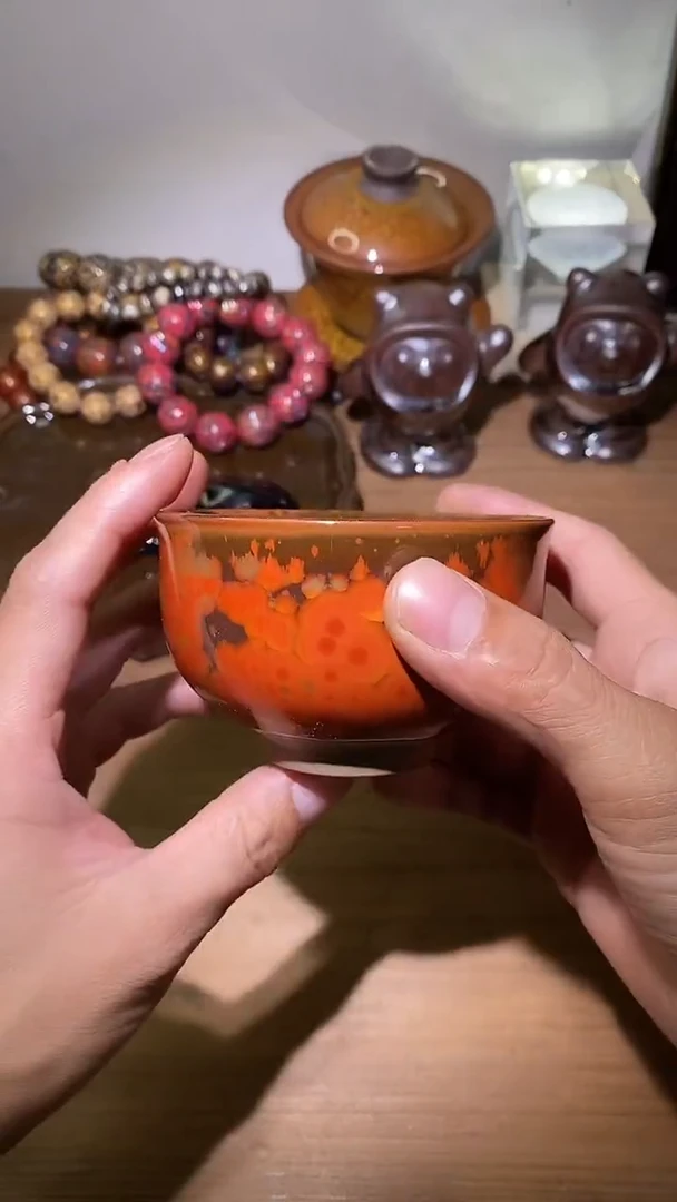 茶盏建阳建盏茶杯一只