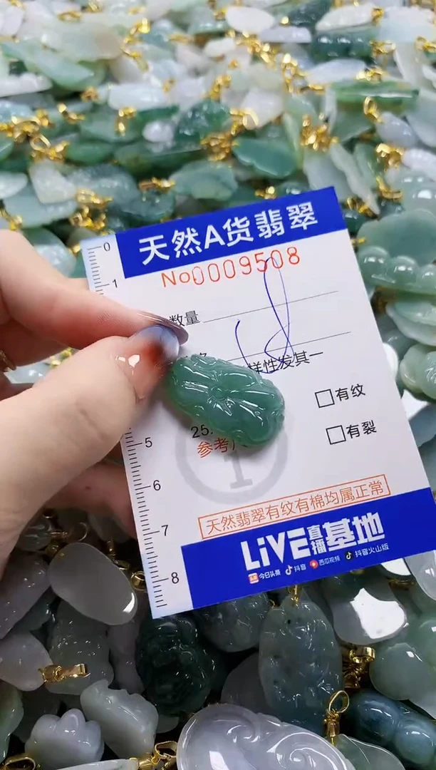 颈饰未镶嵌翡翠天然A货翡翠