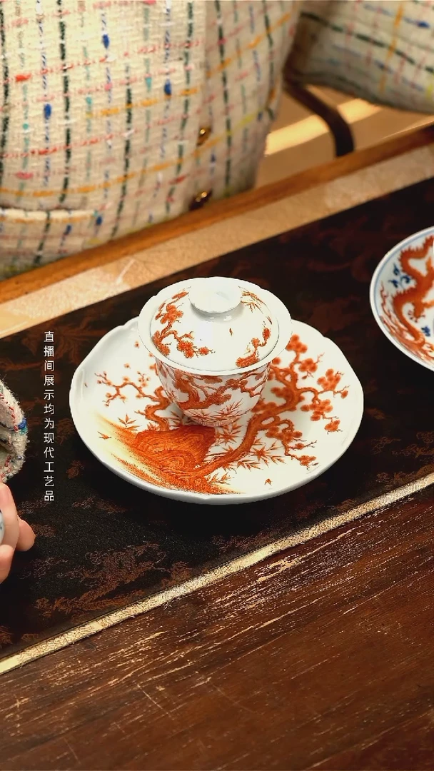 团窑新品矾红松竹梅套（新品预览）