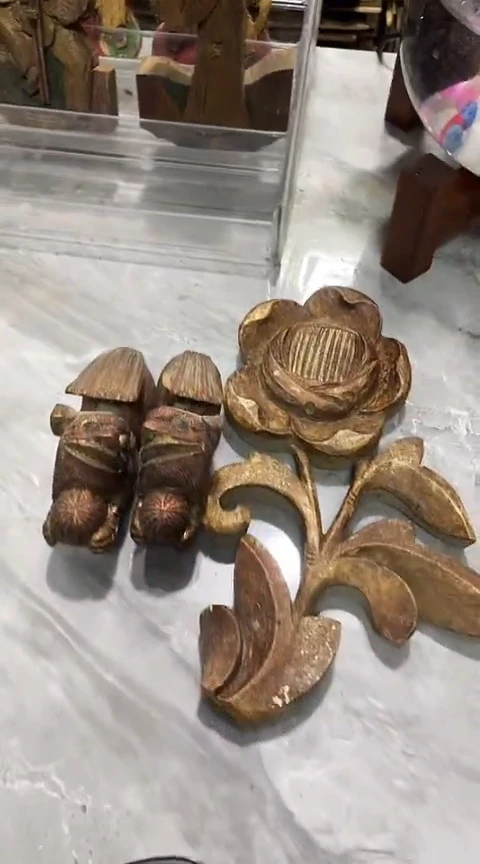 【闪购商品】香榧木3个孤品木雕55