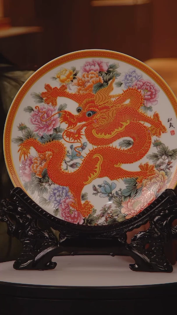 瓷片瓷片景德镇陶瓷 摆件 d447