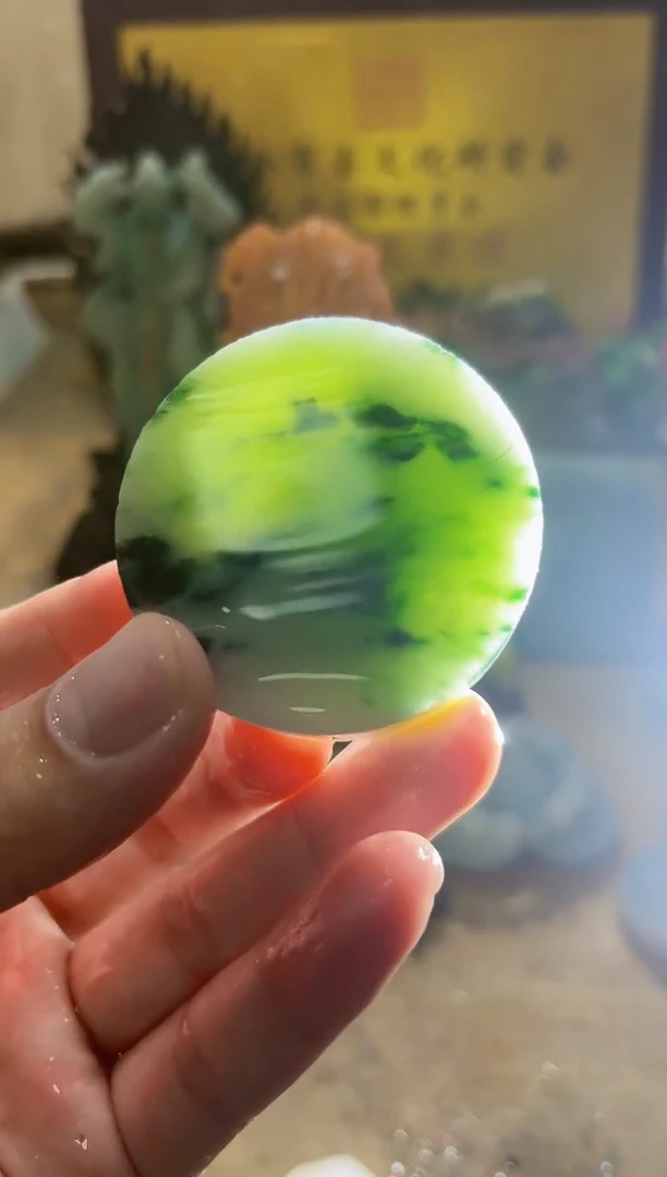 颈饰未镶嵌翡翠A货常星5912