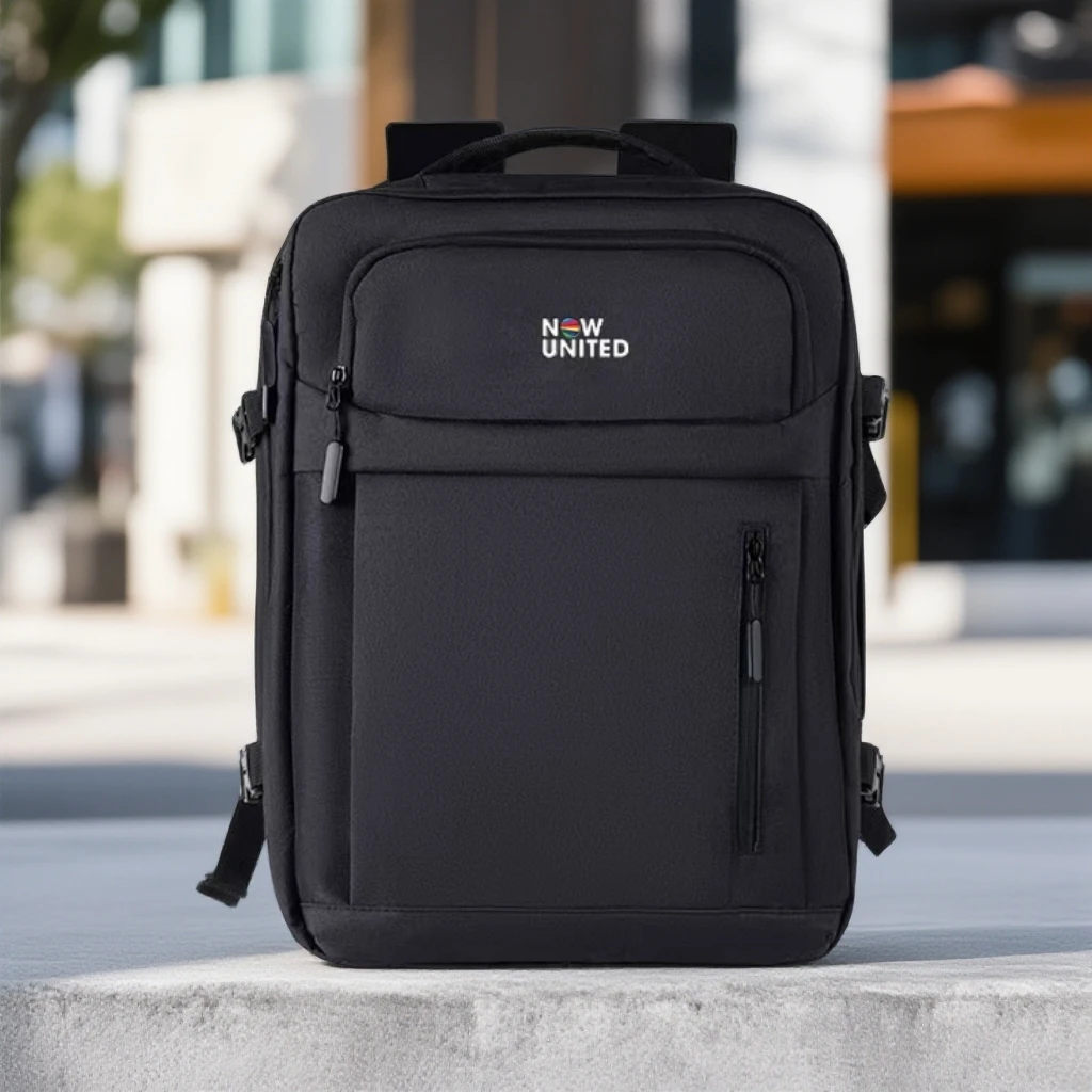 NU多功能防震耐磨防水电脑包运动风简约风大容量背包背包男双肩包