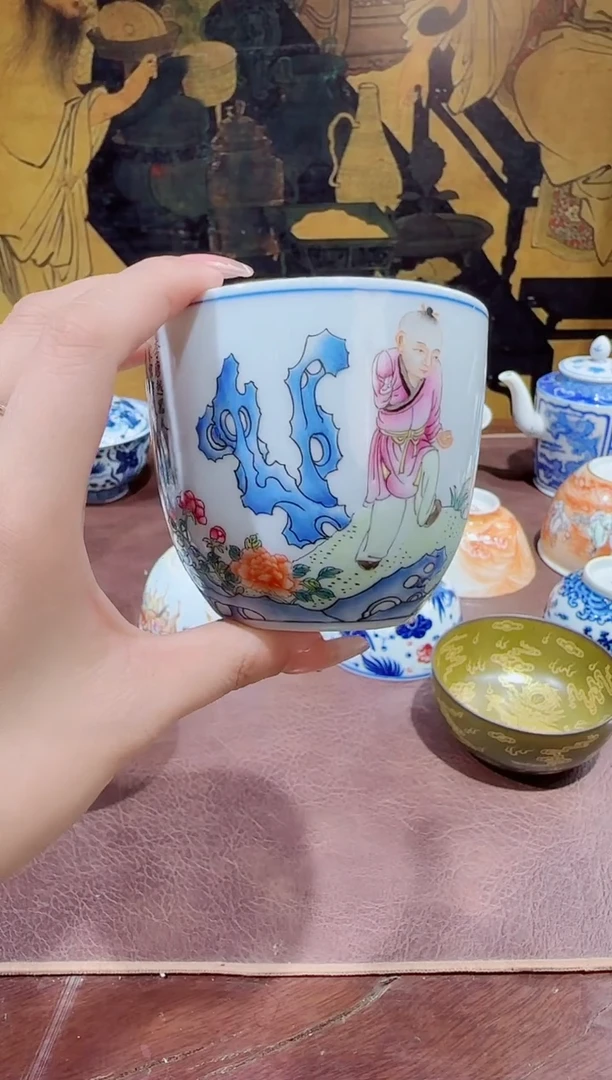 瓷片山*景德镇瓷器茶器茶杯