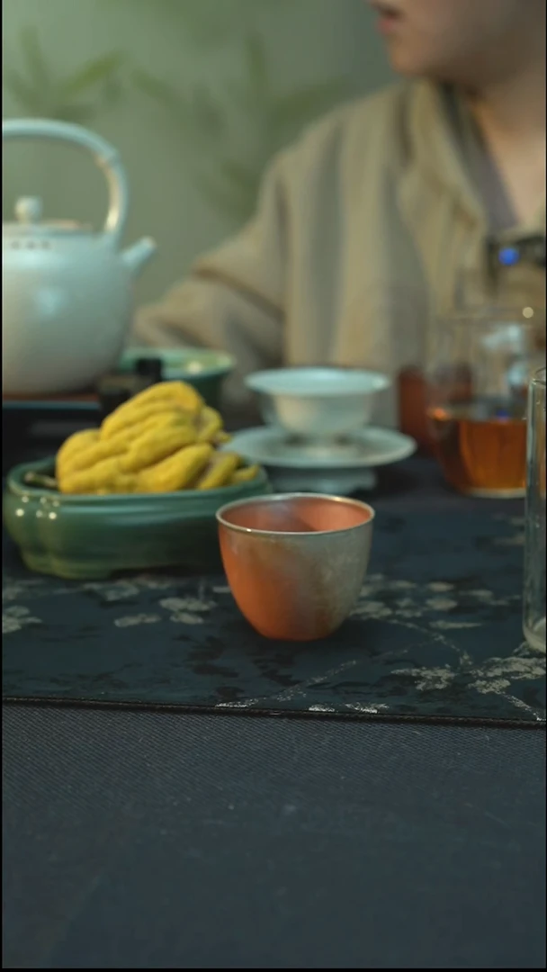 杯孤品 裸烧柴烧   主人杯