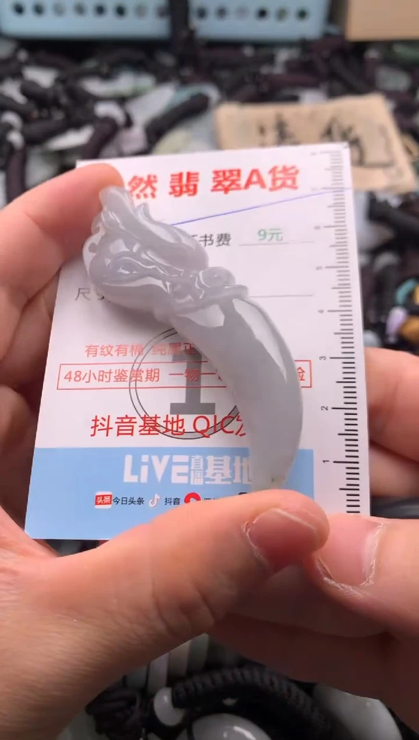 翡翠未镶嵌吊坠(不含链)1