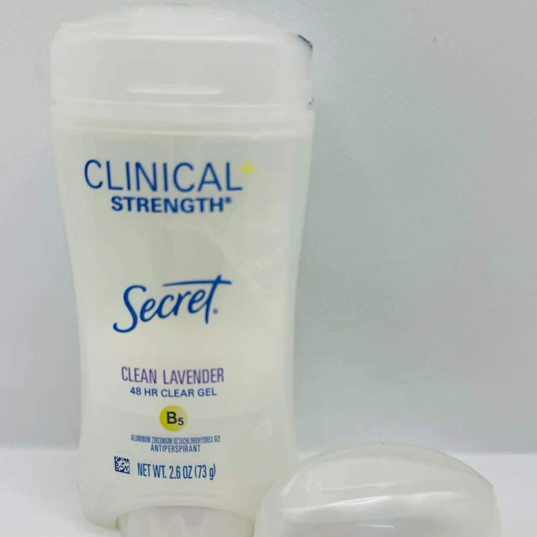 美国 Secret秘密啫喱止汗膏露香体膏 去异味无味清香73克 48h