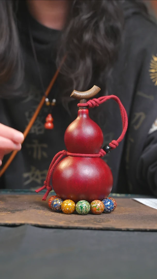 【闪购商品】YT101枣红色中容量酒葫芦随缘发