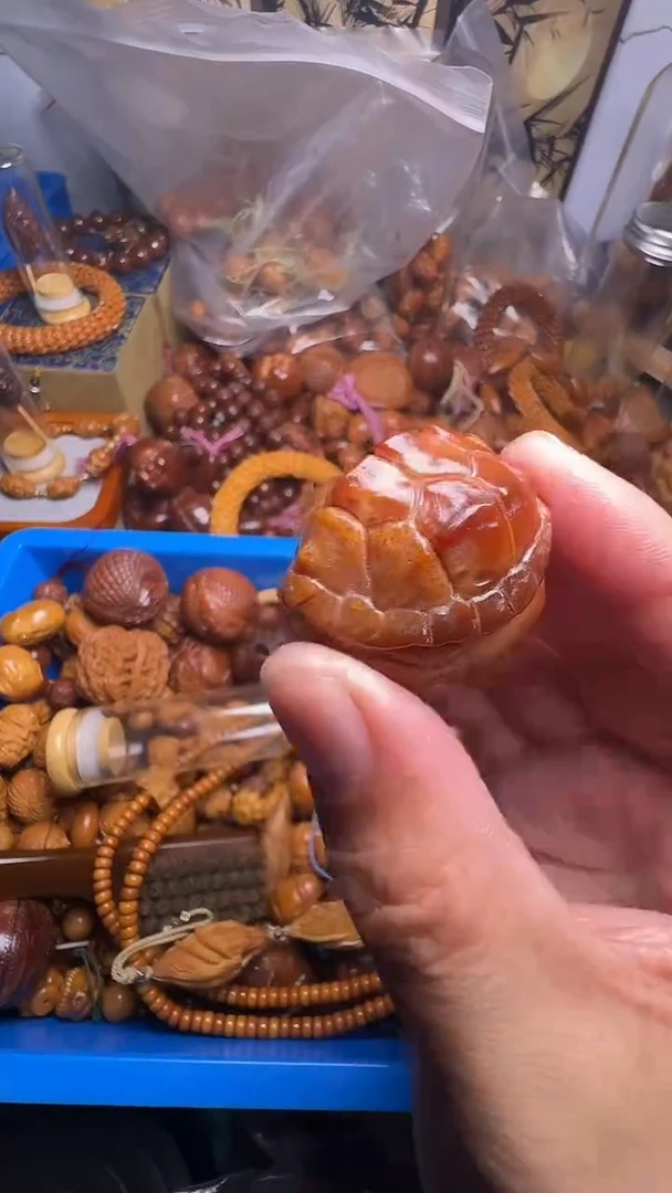 手串橄榄核龟壳一对