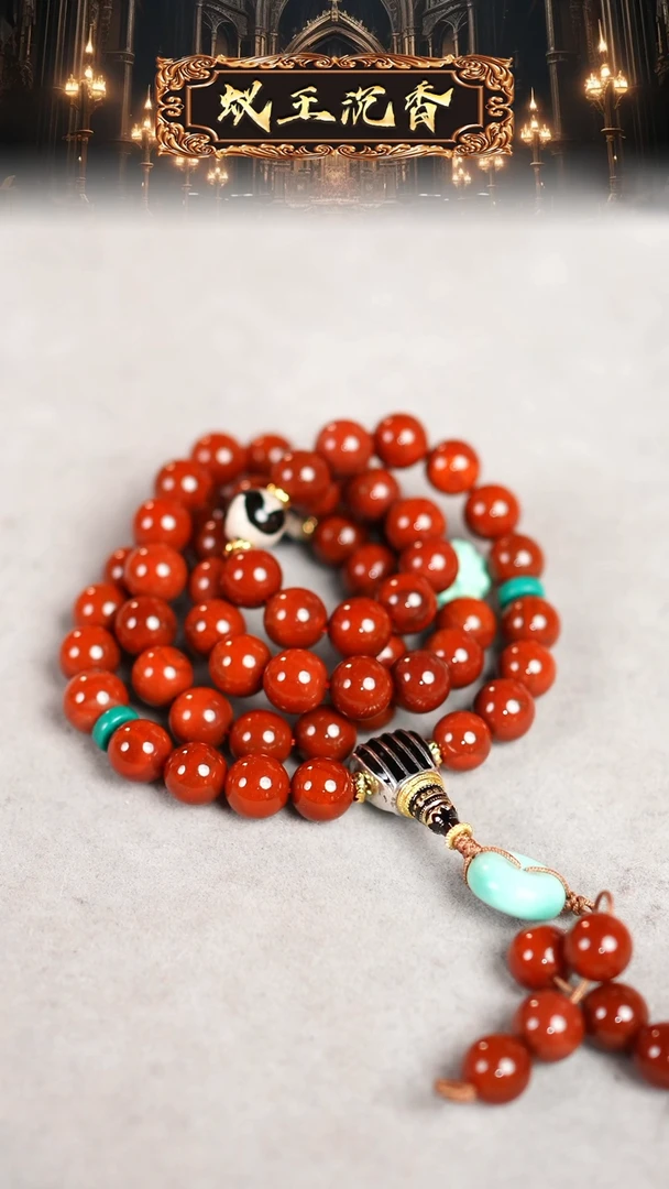 【闪购商品】南红玛瑙颈饰合金南红长串长串