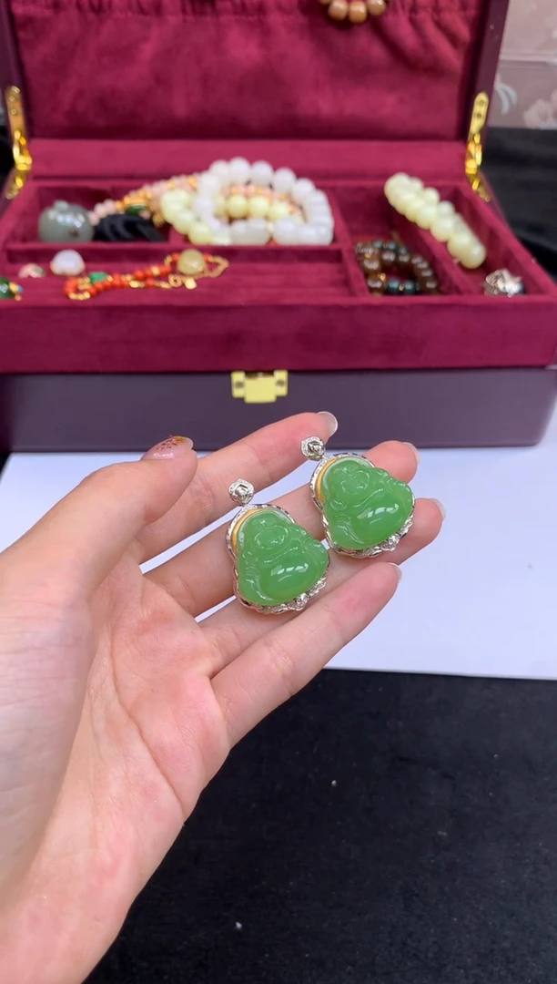 和田玉18K金镶嵌颈饰7001776/hzzb/多样性发/一件