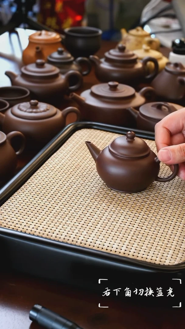 茶壶紫砂水平 100cc 本山紫泥
