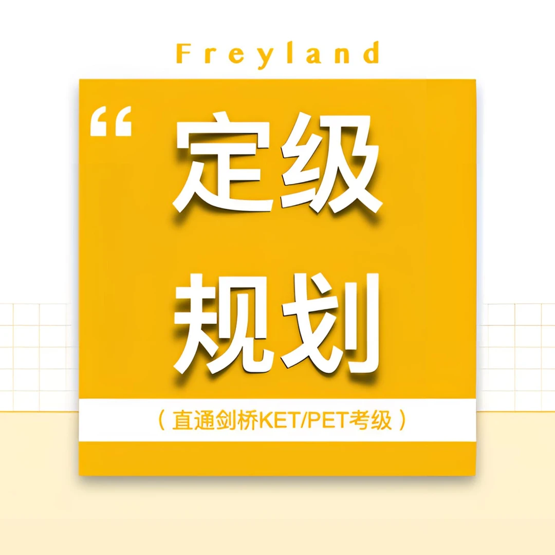 1v1 测评定级及学习规划（时长60-90分钟）