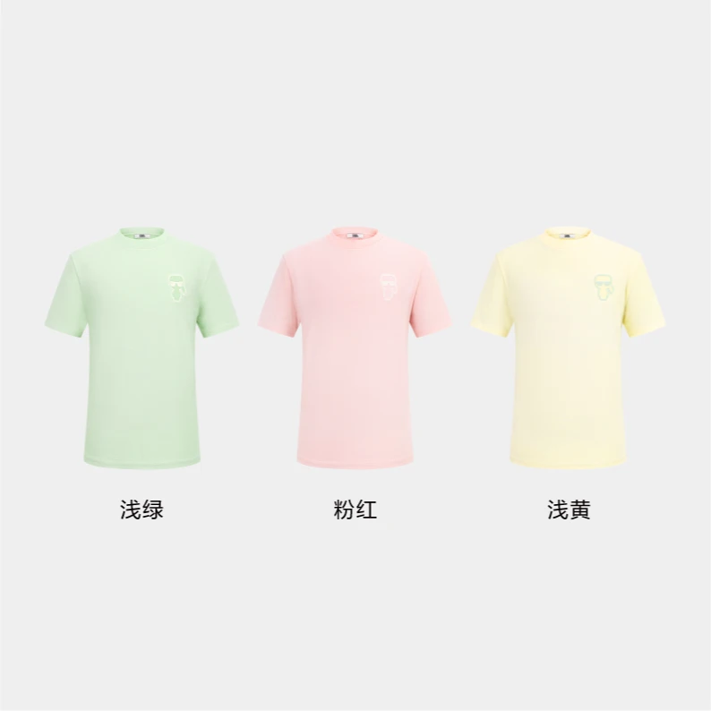 【卡尔男装】KARL LAGERFELD/胸口小标舒适休闲夏季T恤1K1E30602099