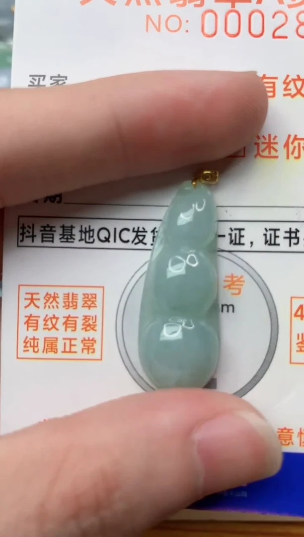 【闪购商品】翡翠颈饰18K金镶嵌73............