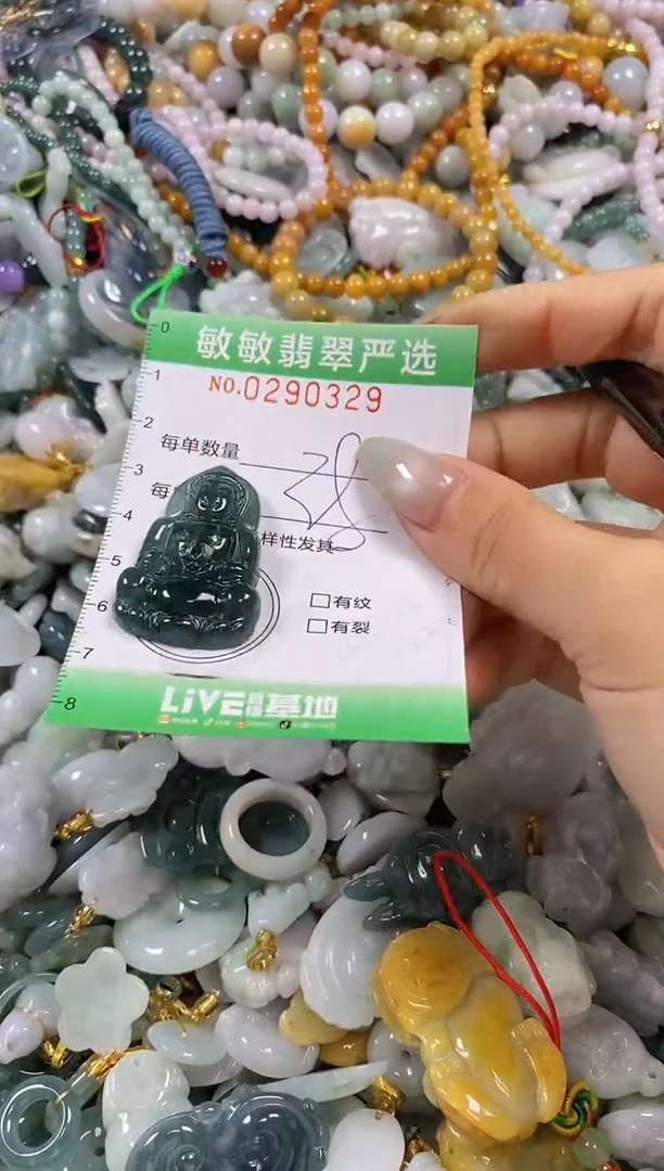 翡翠未镶嵌颈饰闪购0290329