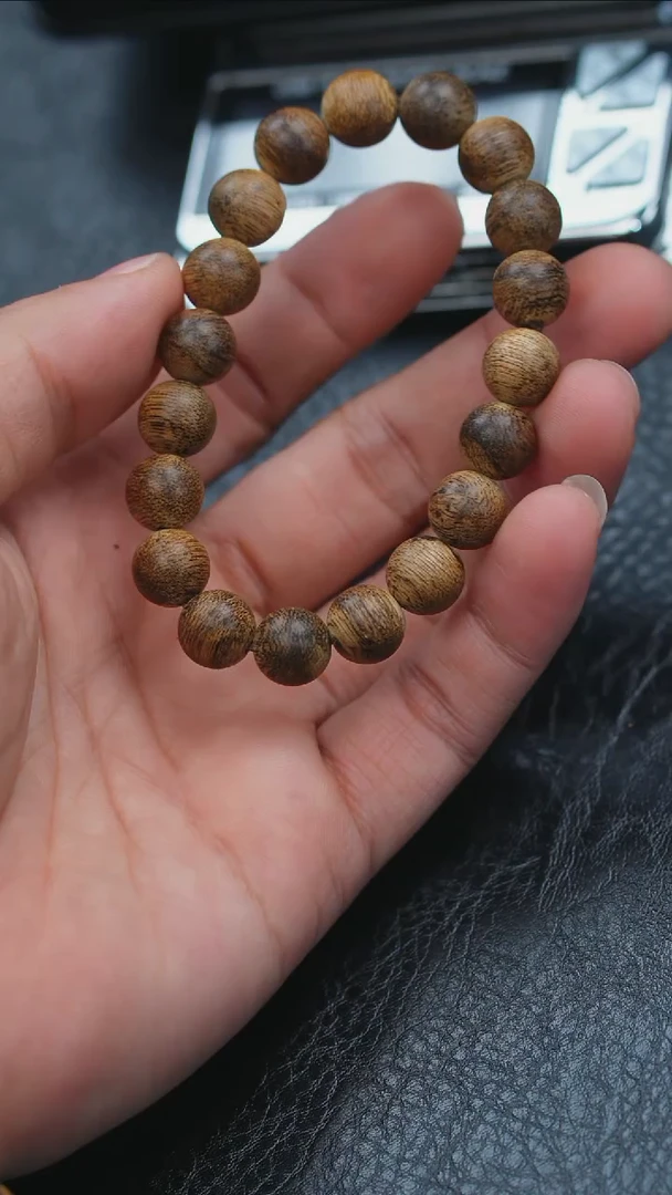 【闪购商品】沉香手串马泥涝1.0单圈7g+