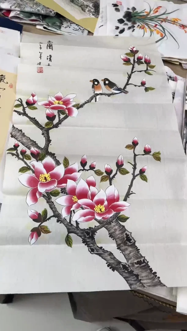 国画11.26国画手绘作品无边框