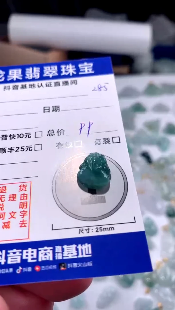 【闪购商品】翡翠颈饰未镶嵌貔貅285