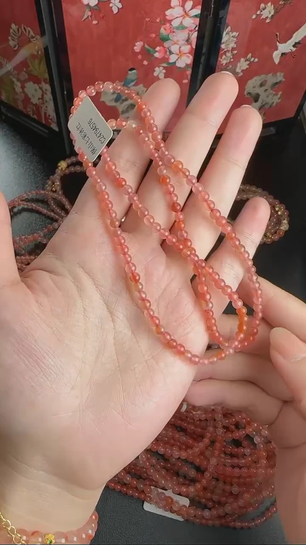 【闪购商品】南红玛瑙颈饰未镶嵌WY0114076卡4+多样性发一