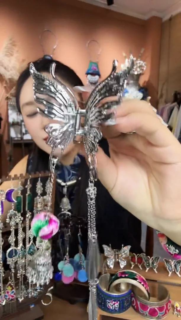 刺绣纯手工民族风抓夹