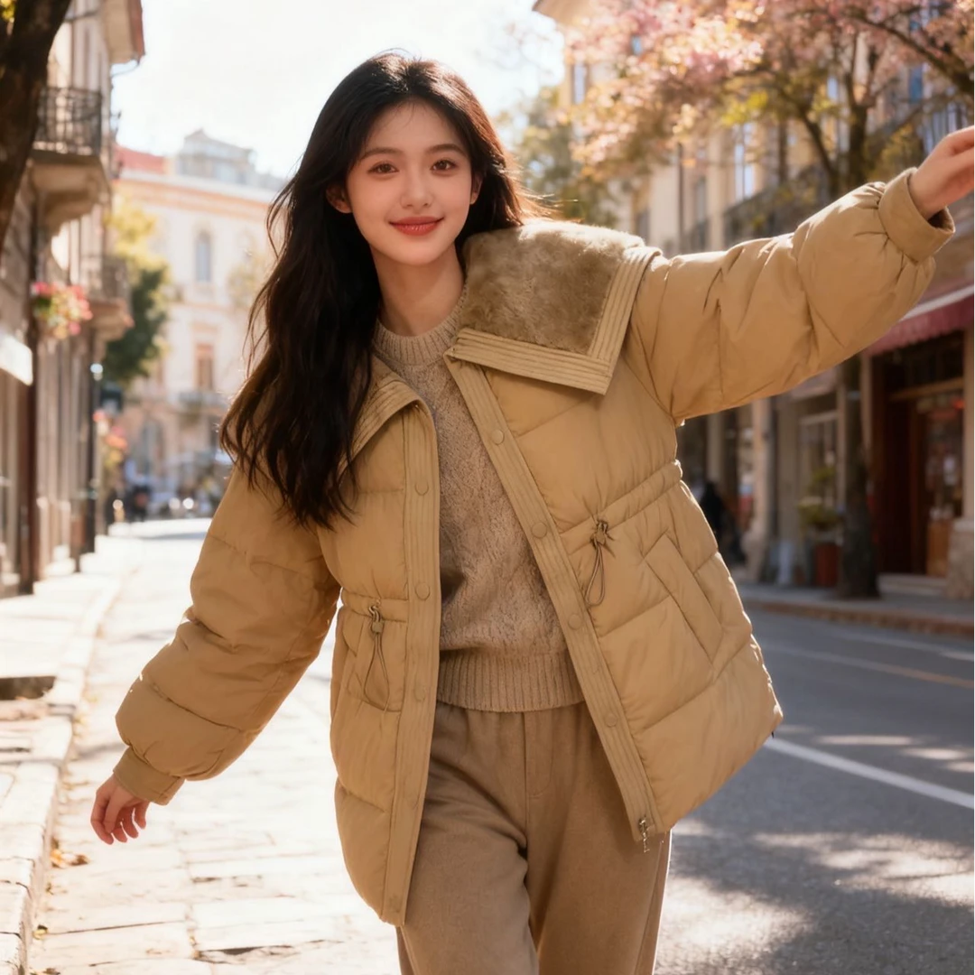 9819729高端专享老林家儿童冬款羽绒服卡其（靠谱）