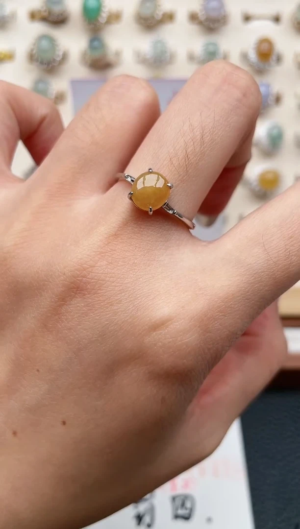 【闪购商品】翡翠戒指银S925镶嵌1111