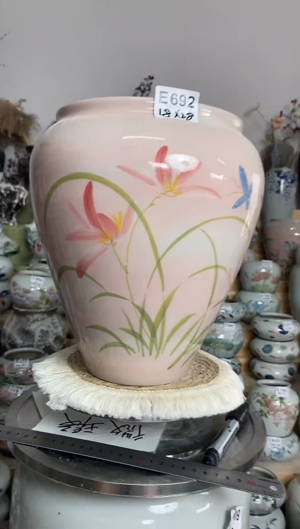 有孔 景德镇纯手绘 E692