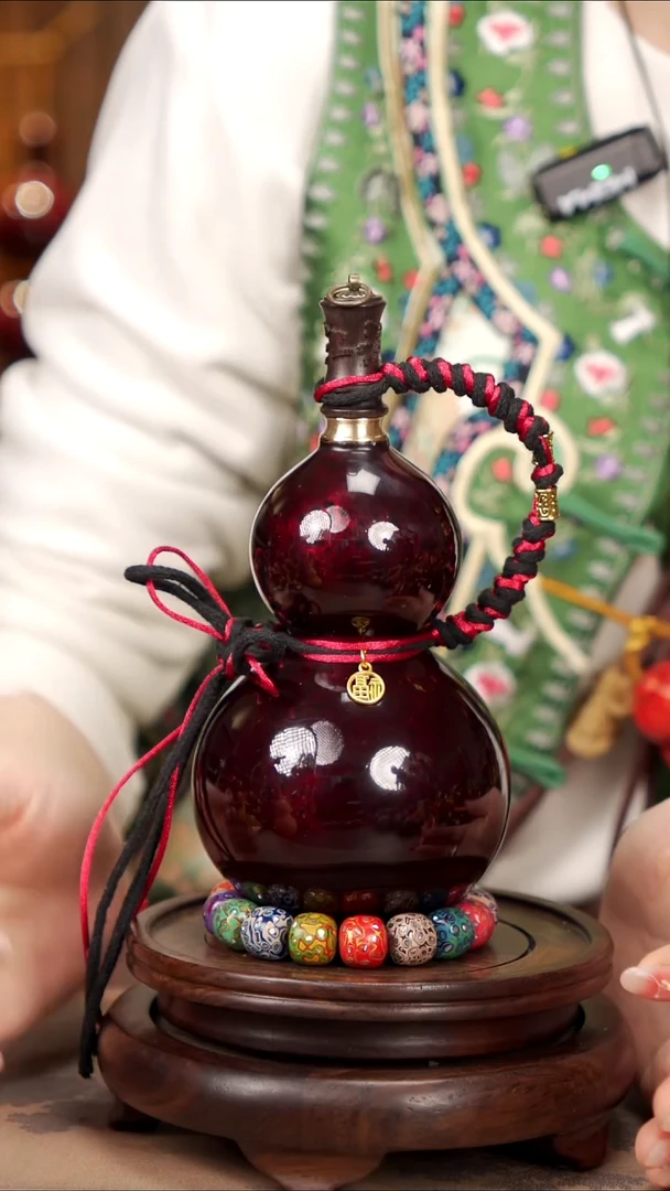 【闪购商品】121易林高端工艺大漆酒葫芦--358