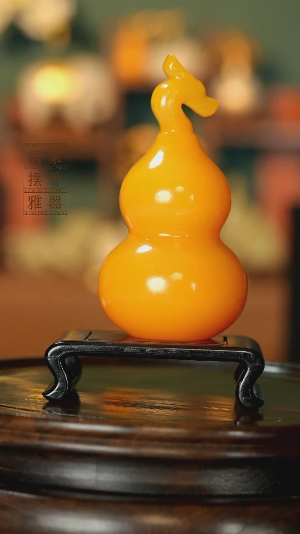 玉《龙头葫芦》摆件