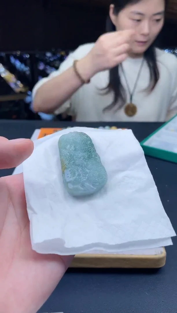 未镶嵌定制翡翠梵*-100877