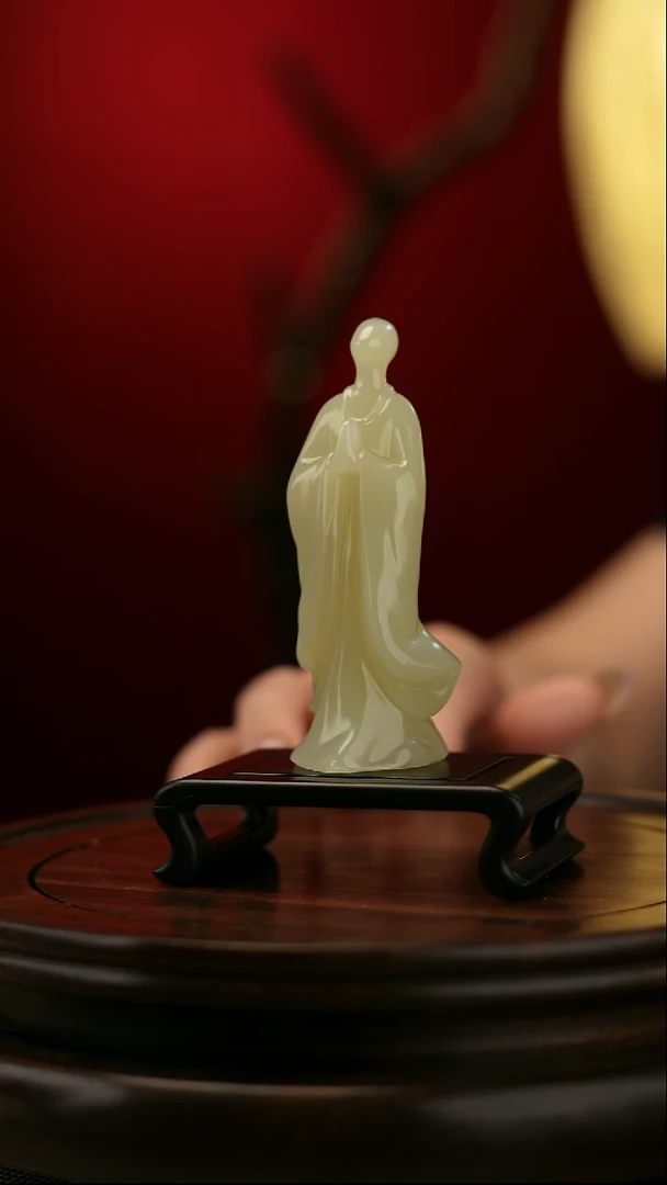 玉【无相佛】天然玉石摆件