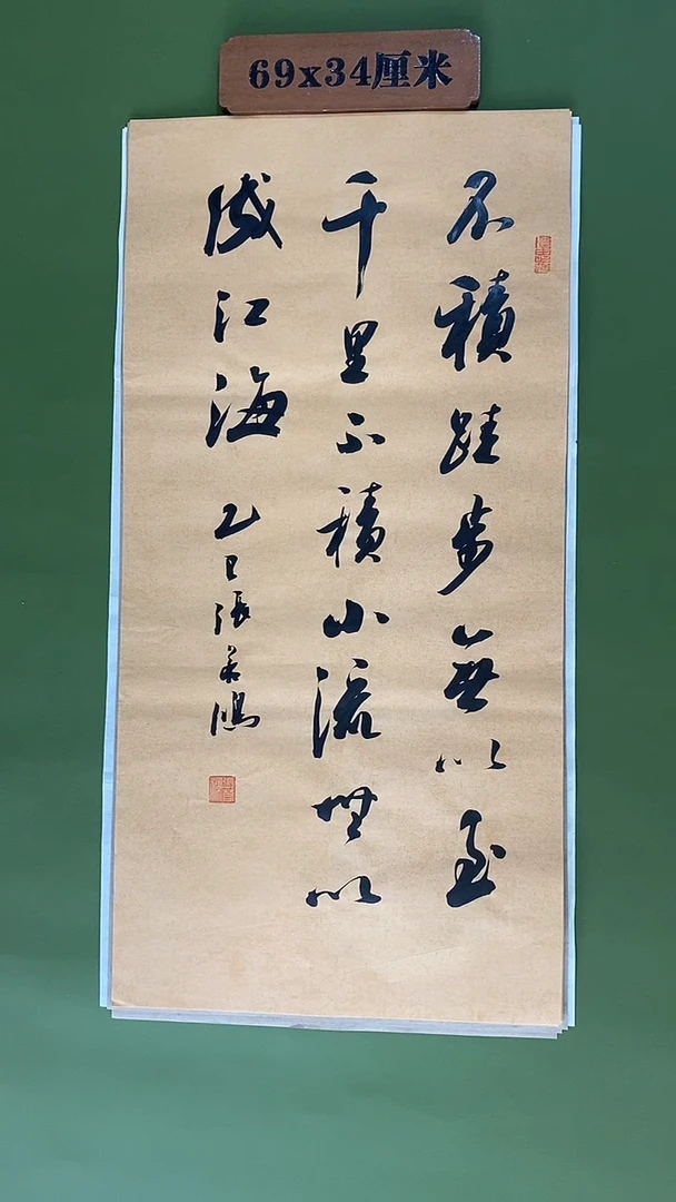 书法书法 张若鸿 尺寸69cm*34cm