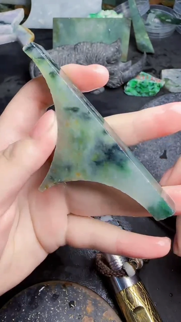 未镶嵌挂件翡翠天然翡翠011