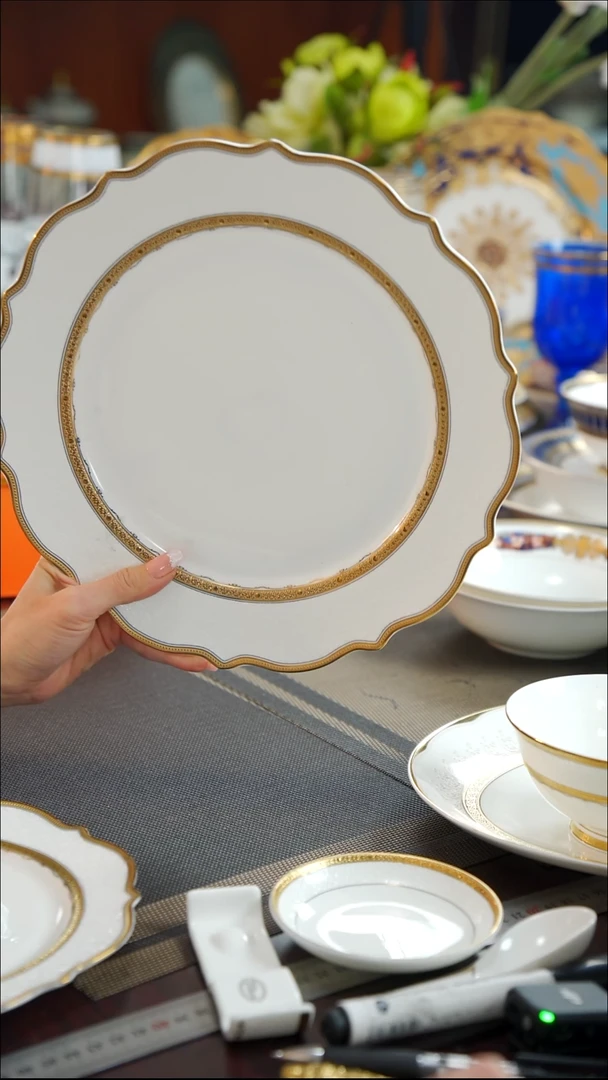 瓷片11英寸平盘1个