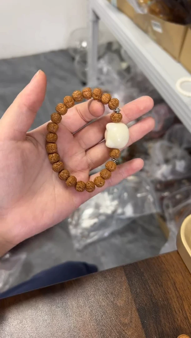 金刚菩提吊坠小金刚猫头配件款手串[0163]