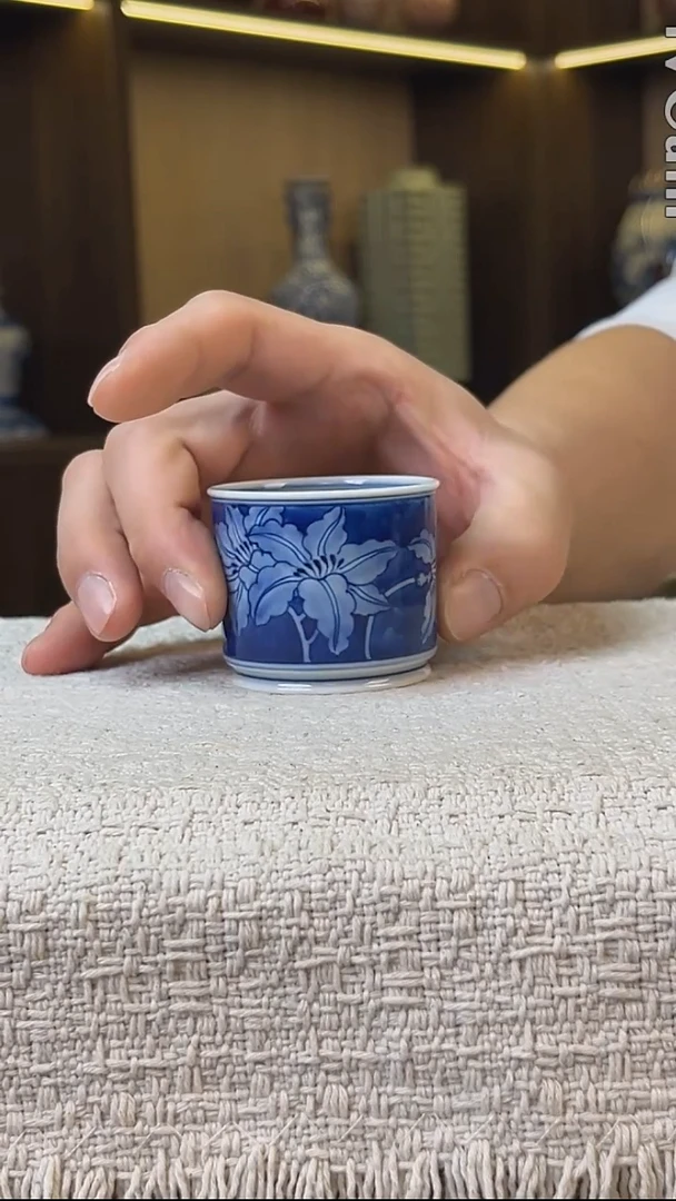 瓷片景德镇毛仔柴窑杯